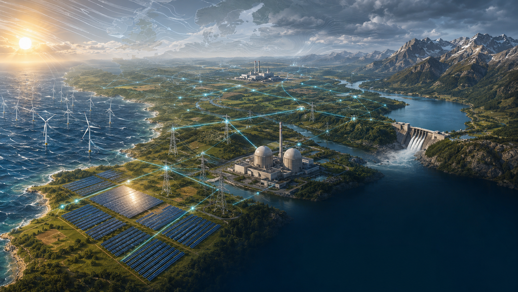 Fonti energetiche, rete elettrica, meteo e risorse idriche